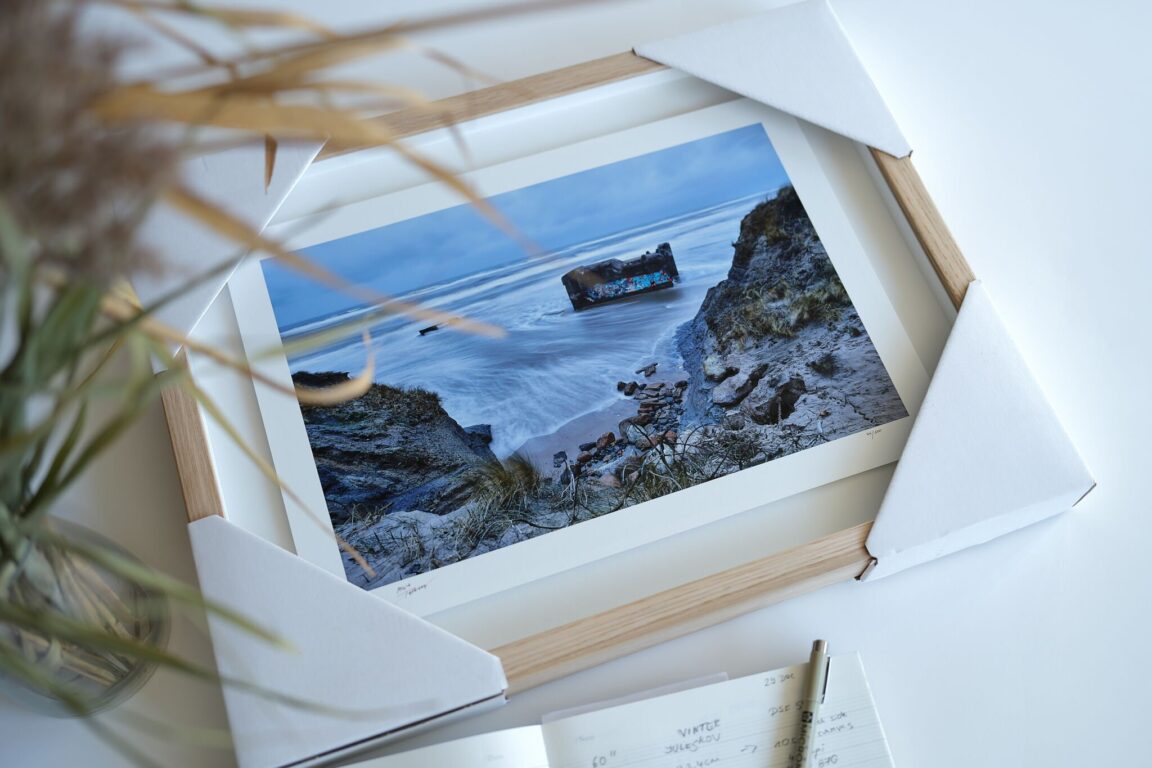 Bunkerne i Løkken Storm A3 (edition 44/500 ) on Photo Rag Baryta