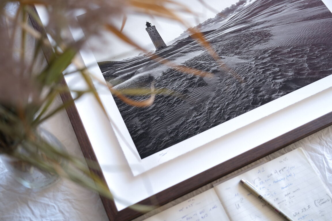 Rubjerg Knude Fyr A2(edition 1/500 ) on Photo Rag Deckle Edge