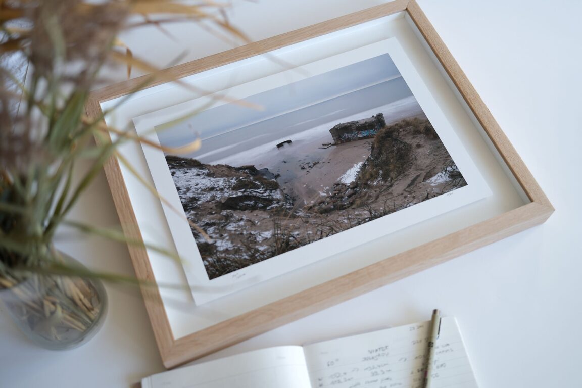 Bunkerne i Løkken Winter A3(edition 21/500) Matt FineArt smooth